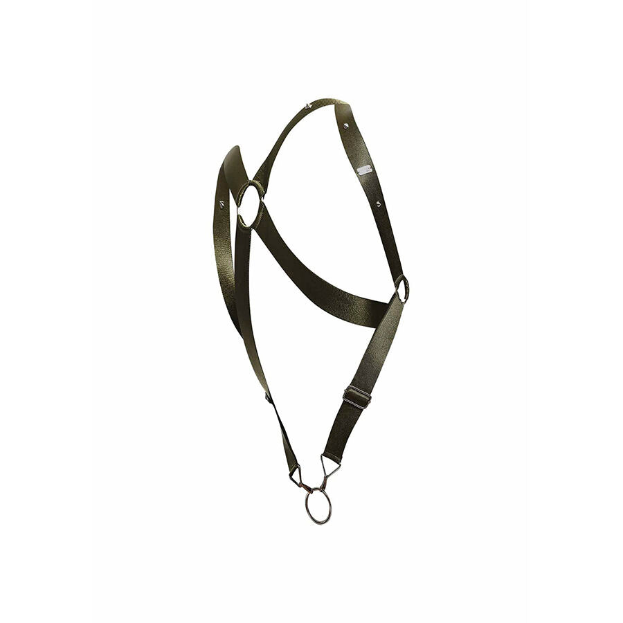 MOB DNGEON CROSS BACK HARNESS VERDE TAMANHO uNICO