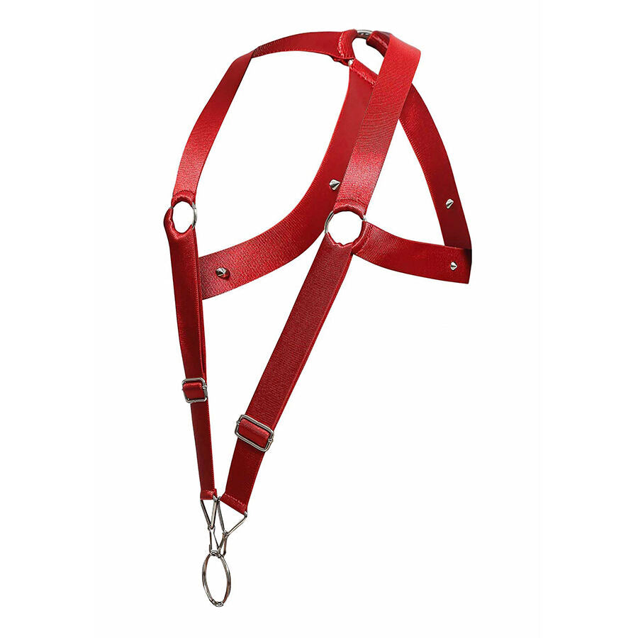 MOB DNGEON CROSS BACK HARNESS VERMELHO TAMANHO uNICO