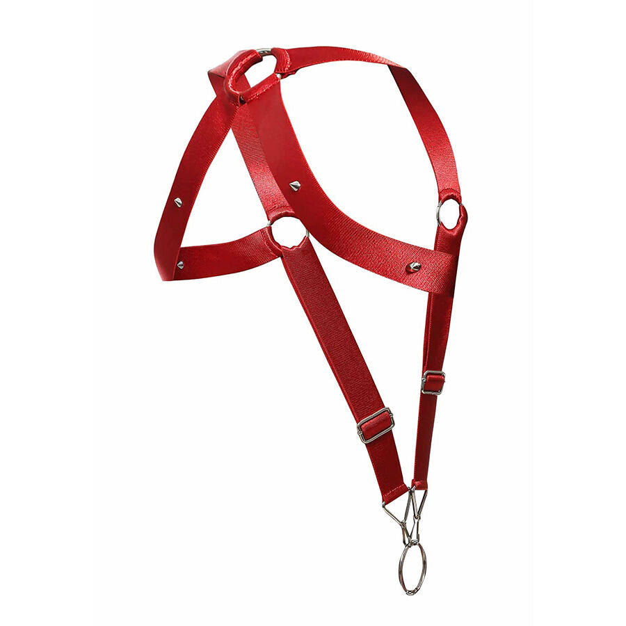 MOB DNGEON CROSS BACK HARNESS VERMELHO TAMANHO uNICO