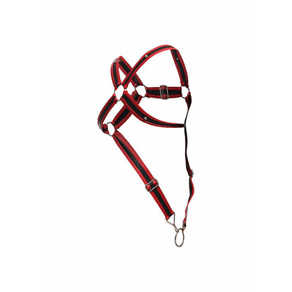 MOB DNGEON RED CROSSED PENIS HARNESS TAMANHO uNICO