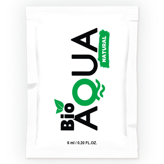 BIOAQUA LUBRIFICANTE a BASE DE aGUA INGREDIENTES NATURAIS 6 ML