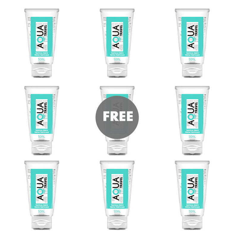 AQUA TRAVEL TROPICAL FRUITS LUBRIFICANTE a BASE DE aGUA 50 ML 81 GRaTIS