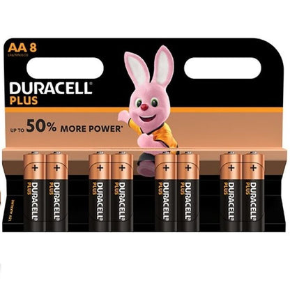 DURACELL BATERIA PLUS POWER AA LR6 8UNIDADES