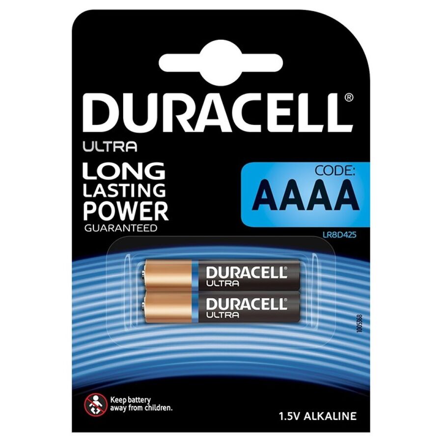 DURACELL BATERIA ULTRA POWER ALCALINA AAAA MX2500 15V 2 UNIDADES