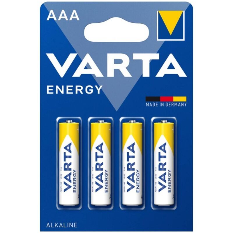 VARTA PILHA ALCALINA ENERGeTICA AAA LR03 BLISTER4