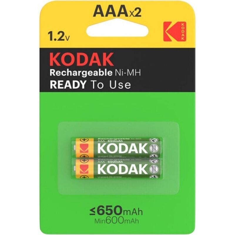 KODAK BATERIA RECARREGaVEL HR03 AAA 650mAh BLISTER2
