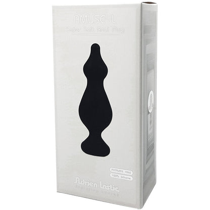 ADRIEN LASTIC AMUSE PLUG ANAL SILICONE PRETO TAMANHO L