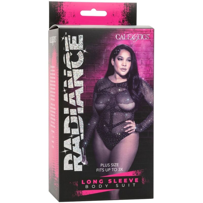 CALEXOTICS RADIANCE BODY MANGA COMPRIDA RHINE PLUS SIZE