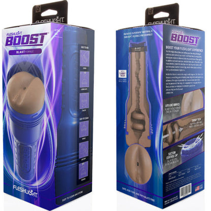 FLESHLIGHT BOOST ANO BLAST MASTURBADOR FEMININO MD FLESH RP