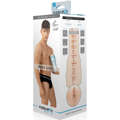 FLESHJACK RENO GOLD GOLDEN BOY ANO MASTURBADOR