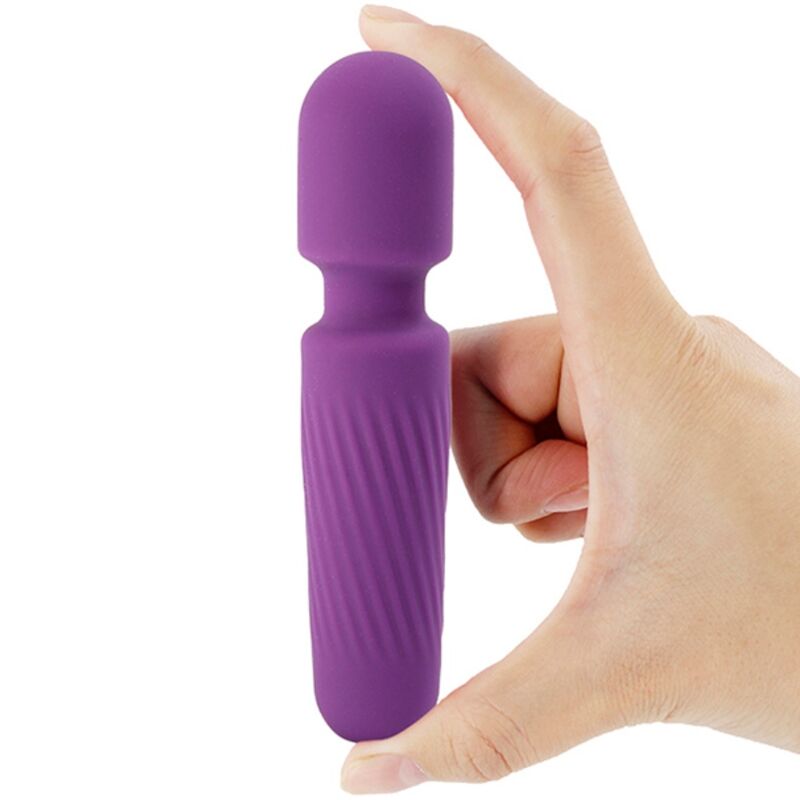 ARMONY YOUR MAGIC MASSAGER E VIBRADOR RECARREGaVEL 10 VIBRAyoES ROXO