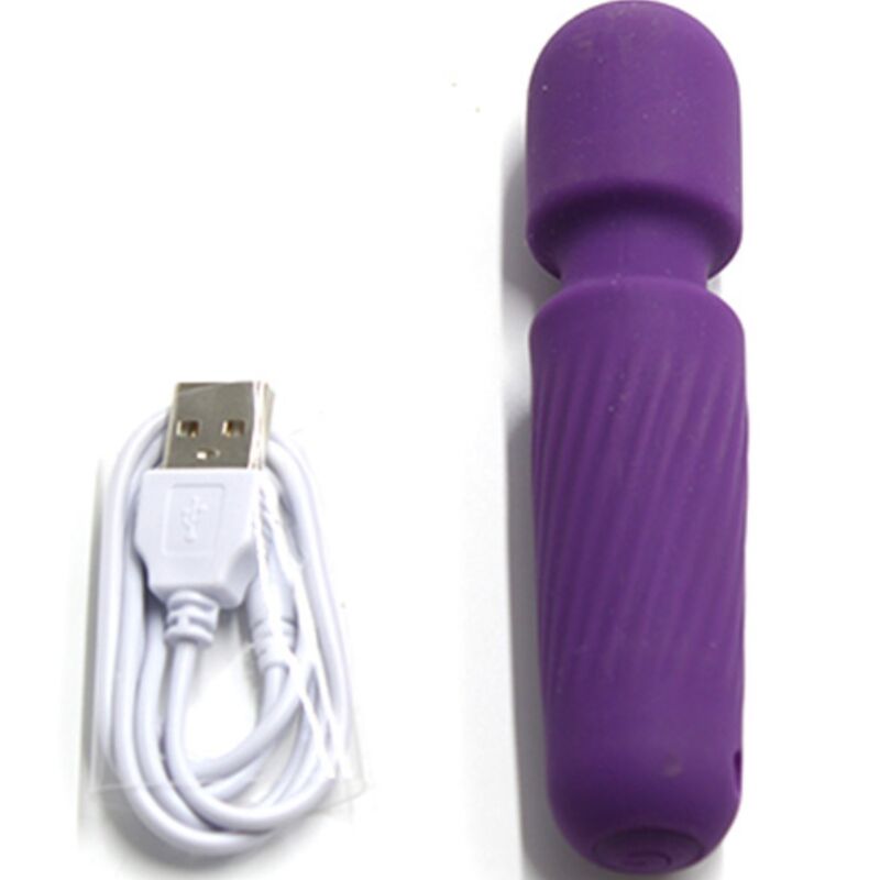 ARMONY YOUR MAGIC MASSAGER E VIBRADOR RECARREGaVEL 10 VIBRAyoES ROXO