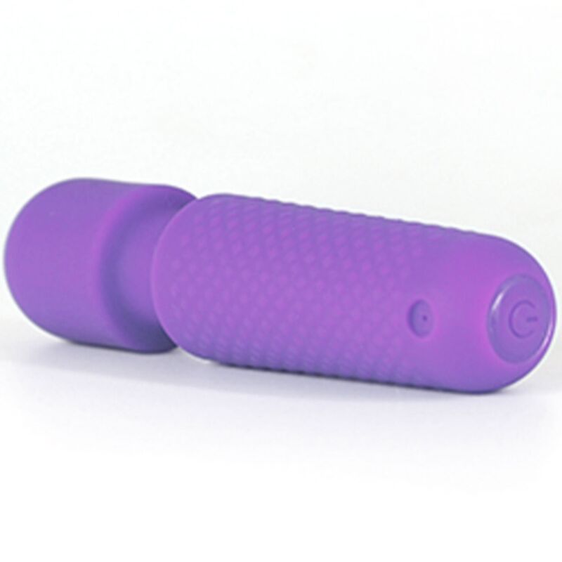 ARMONY YOUR MAGIC MASSAGER E VIBRADOR RECARREGaVEL 10 VIBRAyoES VARINHA PONTOS ROXO