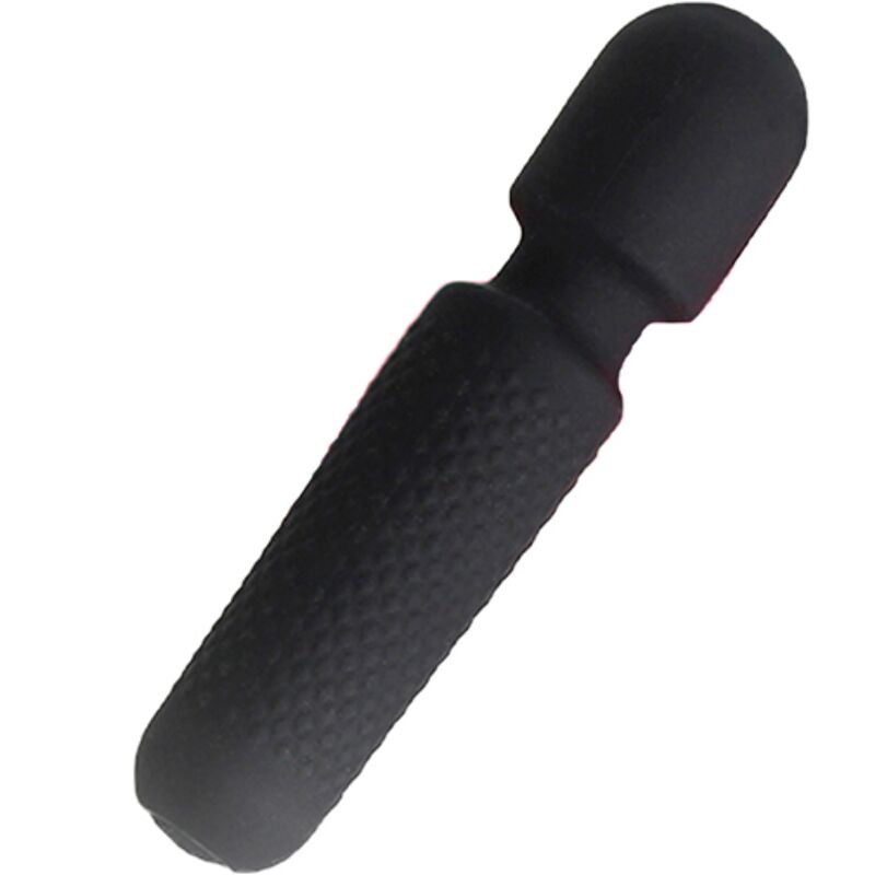 ARMONY YOUR MAGIC MASSAGER E VIBRADOR RECARREGaVEL 10 VIBRAyoES WAND DOTS PRETO