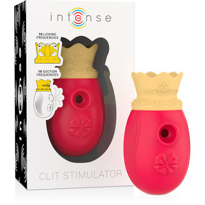 INTENSE ESTIMULADOR DE CLIToRIS 10 MODOS DE ONDAS ESTIMULANTES E LAMBIDAS VERMELHO
