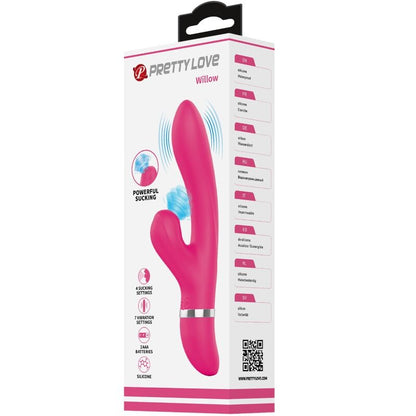 PRETTY LOVE VIBRADOR WILLOW E COELHO ESTIMULANTE DE ONDAS