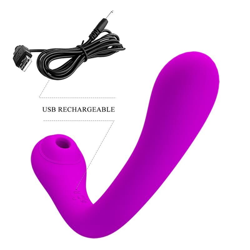 PRETTY LOVE VIBRADOR ALEX E ONDAS ESTIMULANTES DO CLIToRIS LILAC