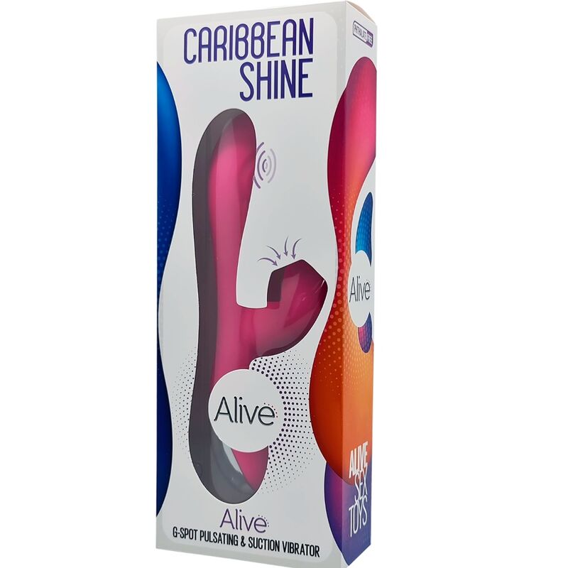 ALIVE VIBRADOR CARIBBEAN SHINE ONDAS ESTIMULANTES FuCSIA