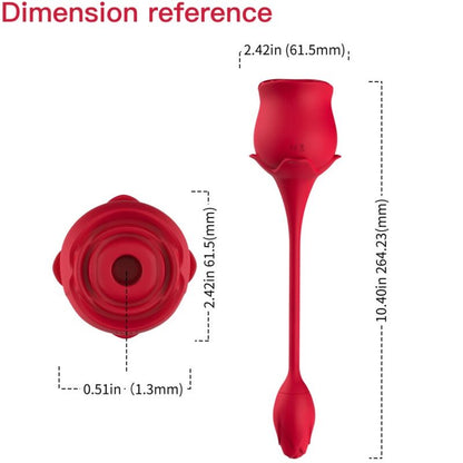 ARMONY ONDAS ESTIMULANTES DE CLIToRIS ROSA E VIBRADOR 10 MODOS VERMELHO