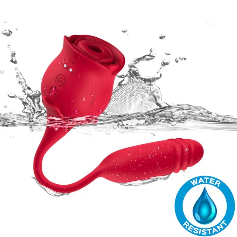 ARMONY ONDAS ESTIMULANTES DO CLIToRIS ROSEKNIGTH E VIBRADOR VERMELHO