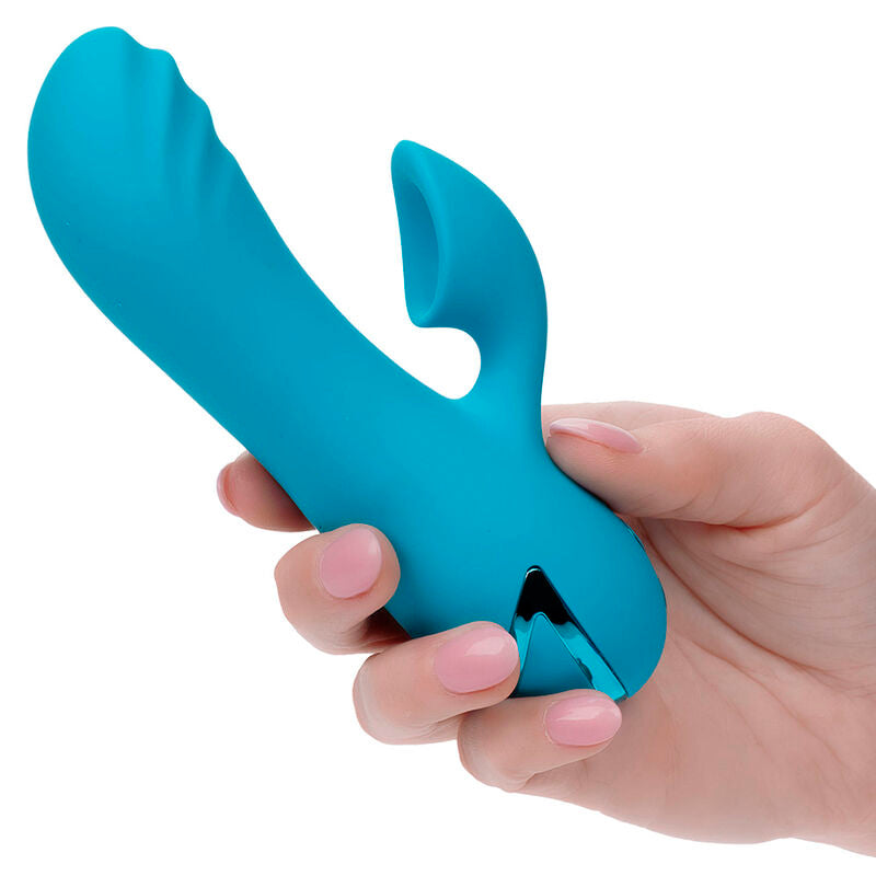 CALEXOTICS SUNSET BEACH SEDUCER VIBRADOR E ESTIMULADOR 10 FUNyoES AZUL