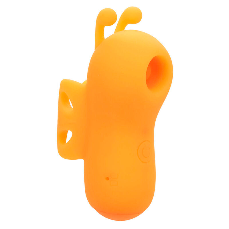 CALEXOTICS NEON VIBES BUZZING VIBE O ESTIMULADOR DE DEDO 10 VIBRAyoES LARANJA