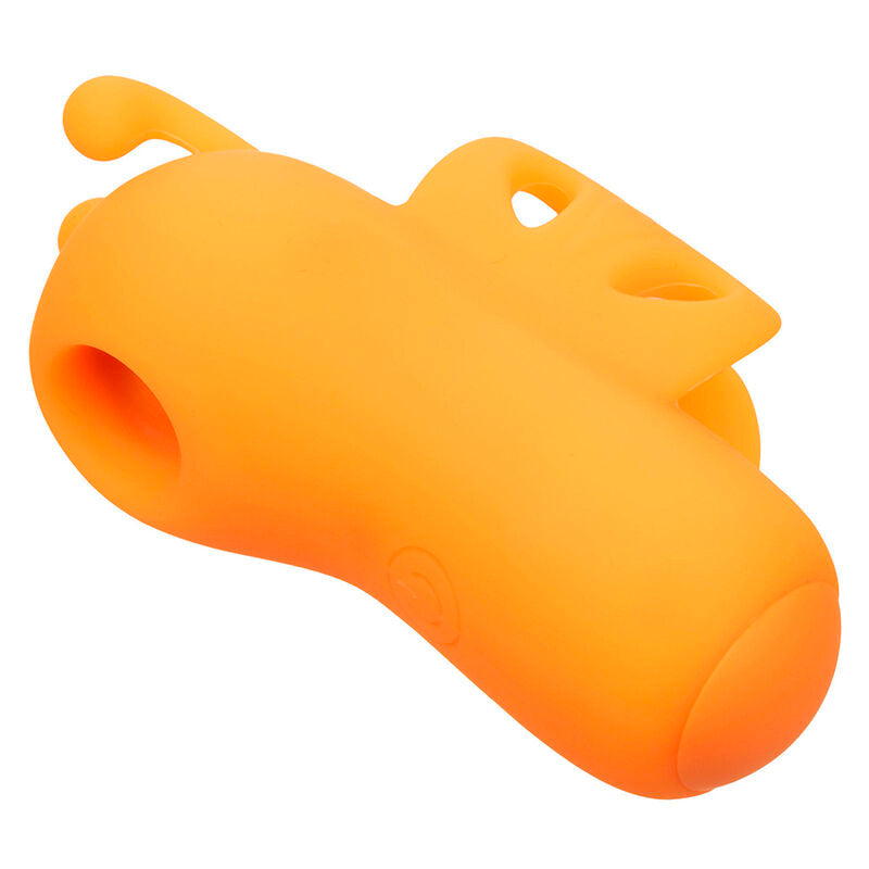 CALEXOTICS NEON VIBES BUZZING VIBE O ESTIMULADOR DE DEDO 10 VIBRAyoES LARANJA