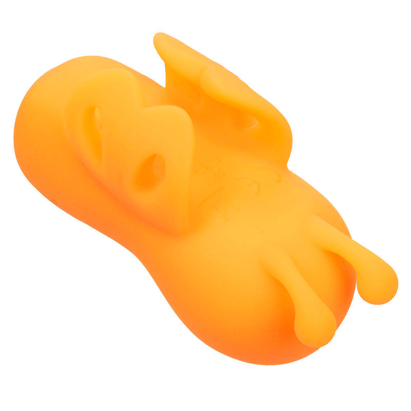 CALEXOTICS NEON VIBES BUZZING VIBE O ESTIMULADOR DE DEDO 10 VIBRAyoES LARANJA