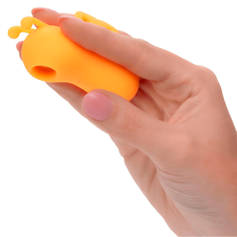 CALEXOTICS NEON VIBES BUZZING VIBE O ESTIMULADOR DE DEDO 10 VIBRAyoES LARANJA