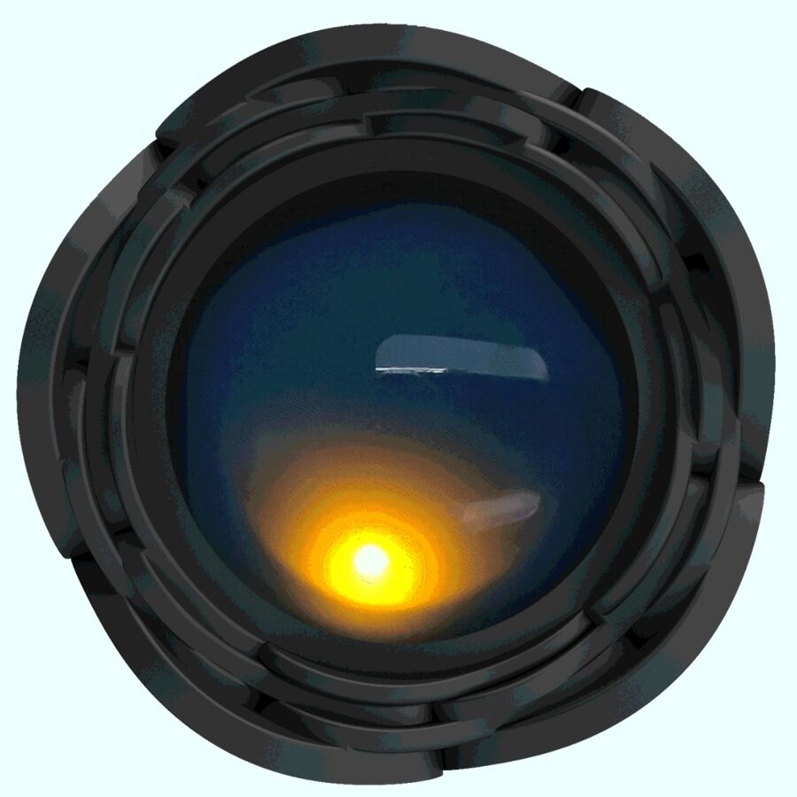 PRETTY LOVE TARION ANAL PLUG COM LUZ LED PRETO 125 CM