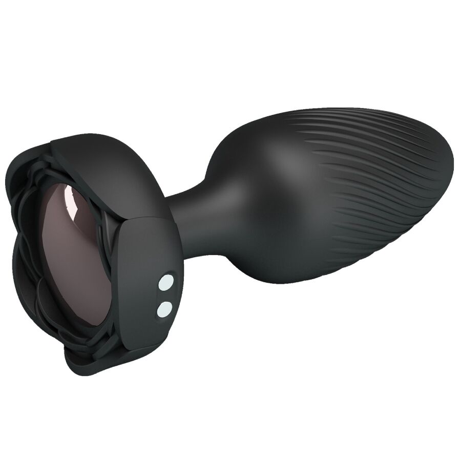PRETTY LOVE OSBORN PLUG ANAL COM LUZ LED PRETO 98 CM