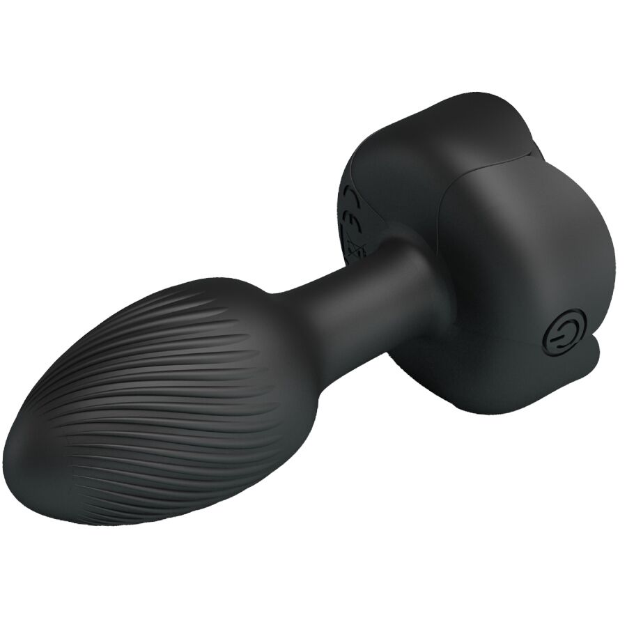 PRETTY LOVE OLMAN PLUG ANAL COM LUZ LED PRETO 88 CM