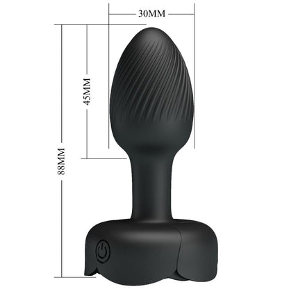 PRETTY LOVE OLMAN PLUG ANAL COM LUZ LED PRETO 88 CM
