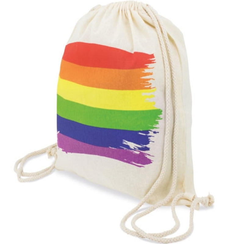 PRIDE MOCHILA COM BANDEIRA LGBT DE ALGODO