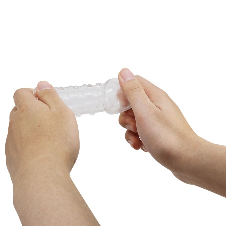 PRETTY LOVE MANGA PARA PeNIS APERTADA E VOLUMOSA TRANSPARENTE