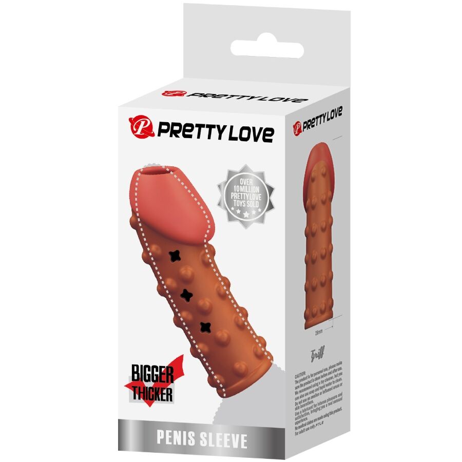 PRETTY LOVE MANGA PARA PeNIS APERTADA E VOLUMOSA NATURAL