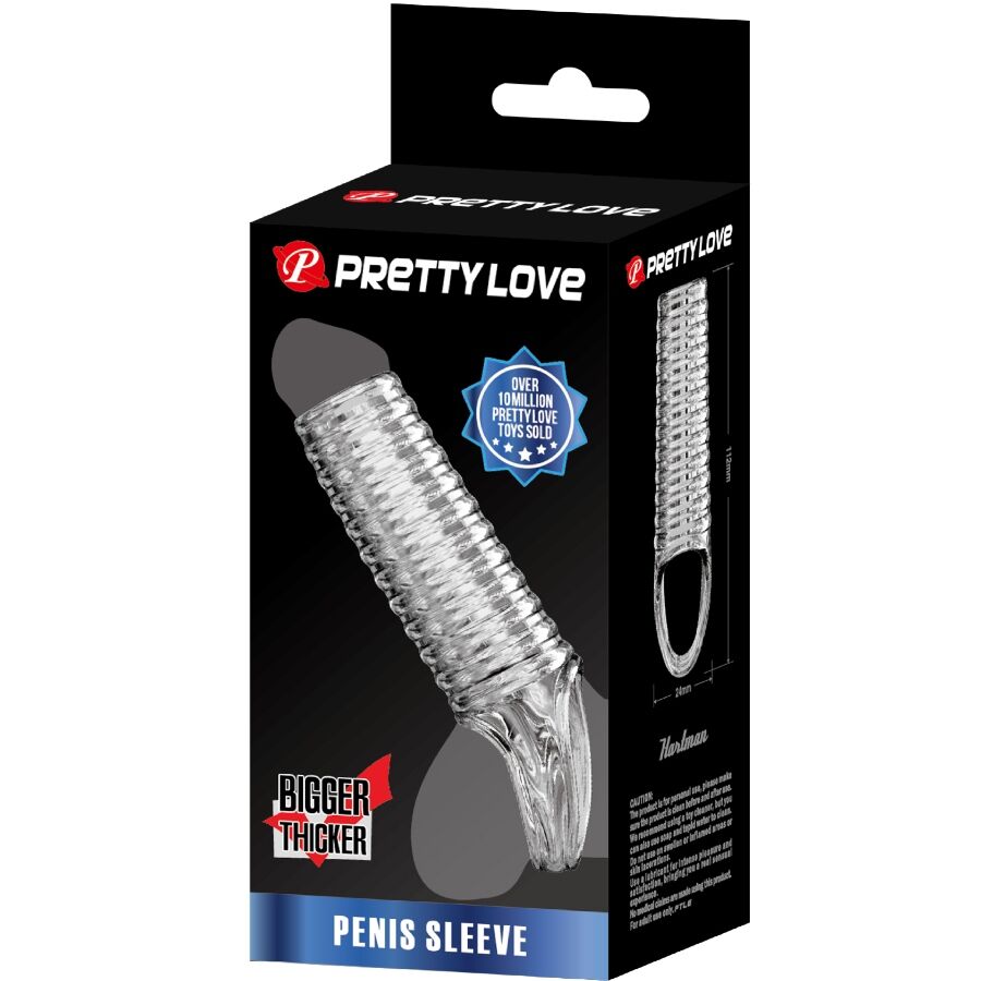 PRETTY LOVE HARTMAN PENIS SHEATH TRANSPARENTE