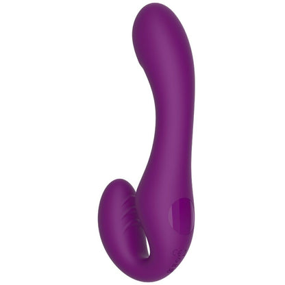 XOCOON VIBRADOR STRAP ON 2 EM 1 SEM ALyAS COM CONTROLE REMOTO ROXO