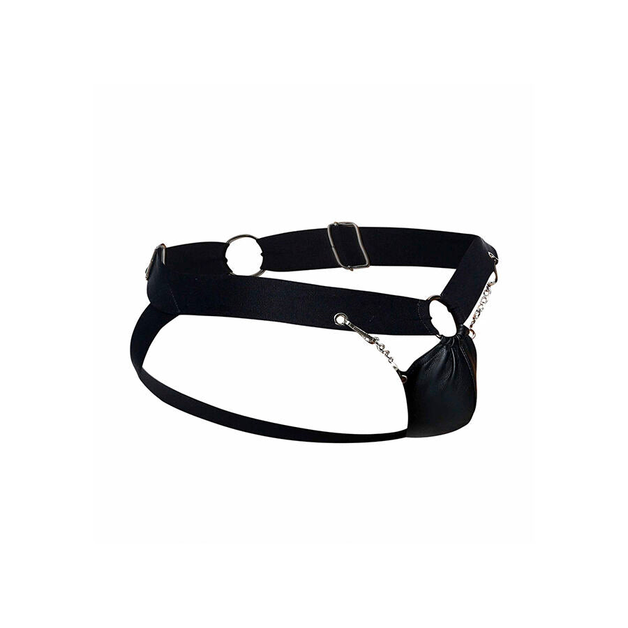 MOB DNGEON BLACK CHAIN JOCKSTRAP TAMANHO uNICO