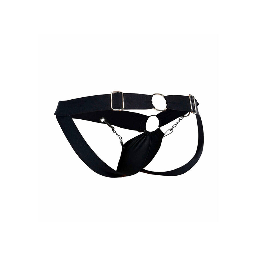 MOB DNGEON BLACK CHAIN JOCKSTRAP TAMANHO uNICO