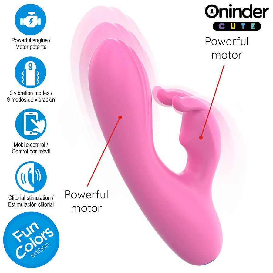 ONINDER CUTE VIBRADOR LOVE BUNNY PARA PONTO G E CLIToRIS APLICATIVO MUNDIAL GRATUITO
