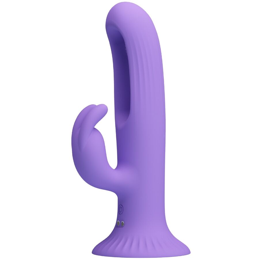 PRETTY LOVE VIBRADOR DE COELHO KILLMOULIS 12 MODOS DE VIBRAyaO ROXO