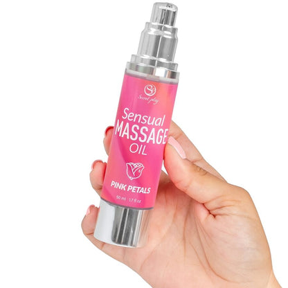 SECRETPLAY oLEO DE MASSAGEM PINK PETALES