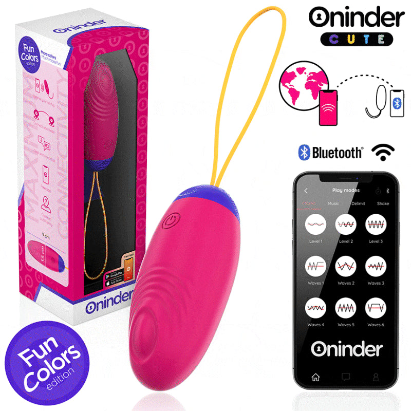 ONINDER CUTE OVO DE SILICONE COM VIBRO ONDAS E PRAZER DE AMOR APLICATIVO MUNDIAL GRATUITO