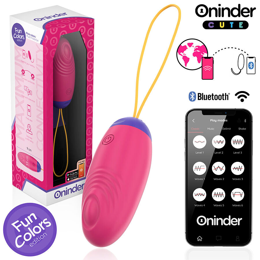 ONINDER CUTE OVO DE SILICONE COM VIBRO ONDAS E PRAZER DE AMOR APLICATIVO MUNDIAL GRATUITO