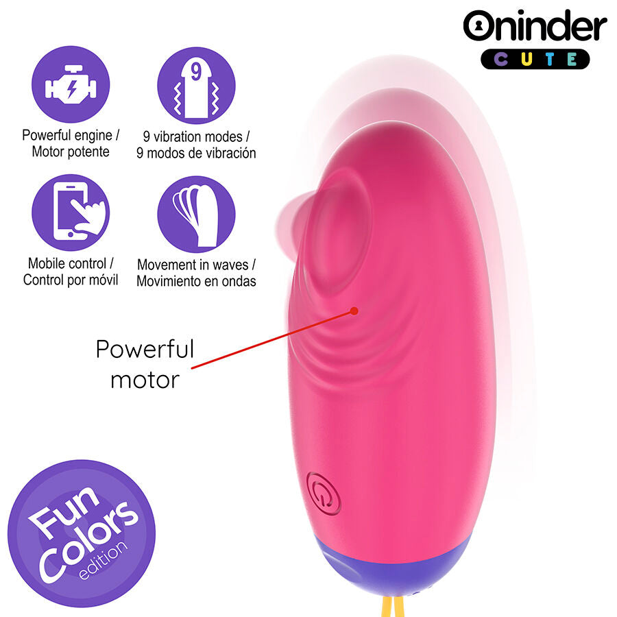 ONINDER CUTE OVO DE SILICONE COM VIBRO ONDAS E PRAZER DE AMOR APLICATIVO MUNDIAL GRATUITO