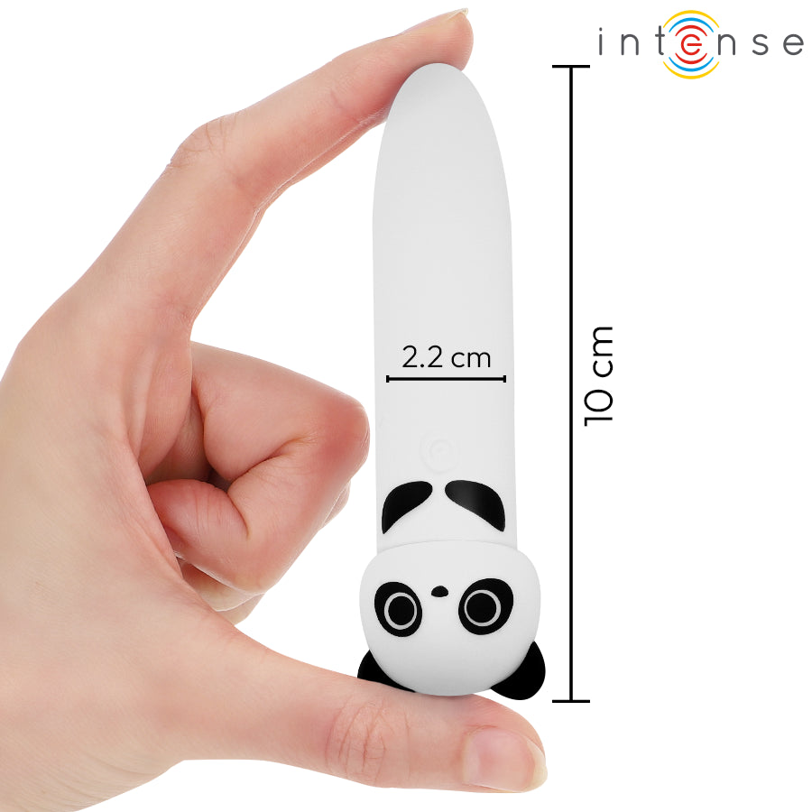 INTENSO POH PANDA VIBRATING BULLET USB RECARREGaVEL 10 X 22 CM