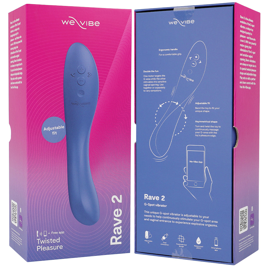 WE VIBE RAVE 2 VIBRADOR G SPOT AZUL