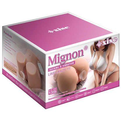 XISE MIGNON SUCKING MASTURBADOR VAGINA REALISTA COM VIBRAyaO E ONDAS ESTIMULANTES E CONTROLE REMOTO 6 KG