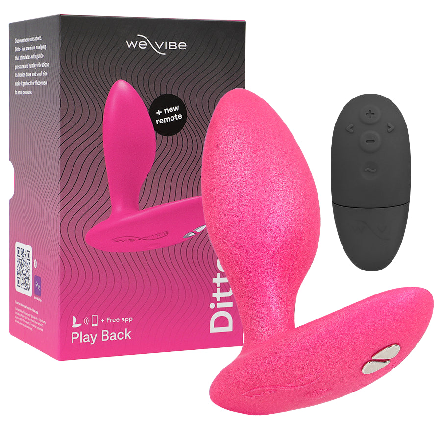 WE VIBE DITTO VIBRADOR ANAL PLUG ROSA